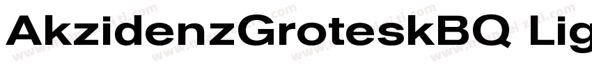 AkzidenzGroteskBQ LigExt字体转换